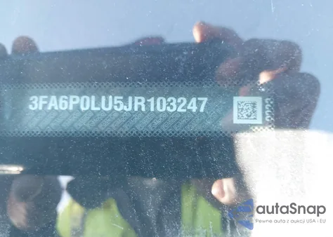 2018 Ford Fusion Hybrid Se from USA, damaged, VIN 3FA6P0LU5JR103247